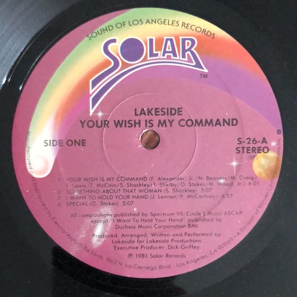Lakeside Your Wish Is My Command Vinyl Lp '81 - Picture 9 of 10